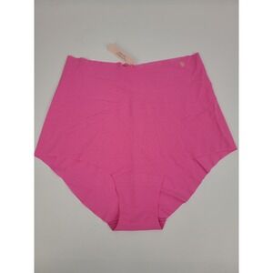 Victorias Secret High-Waist Brief Panty Pink Seamless No-Show Size M 11265484